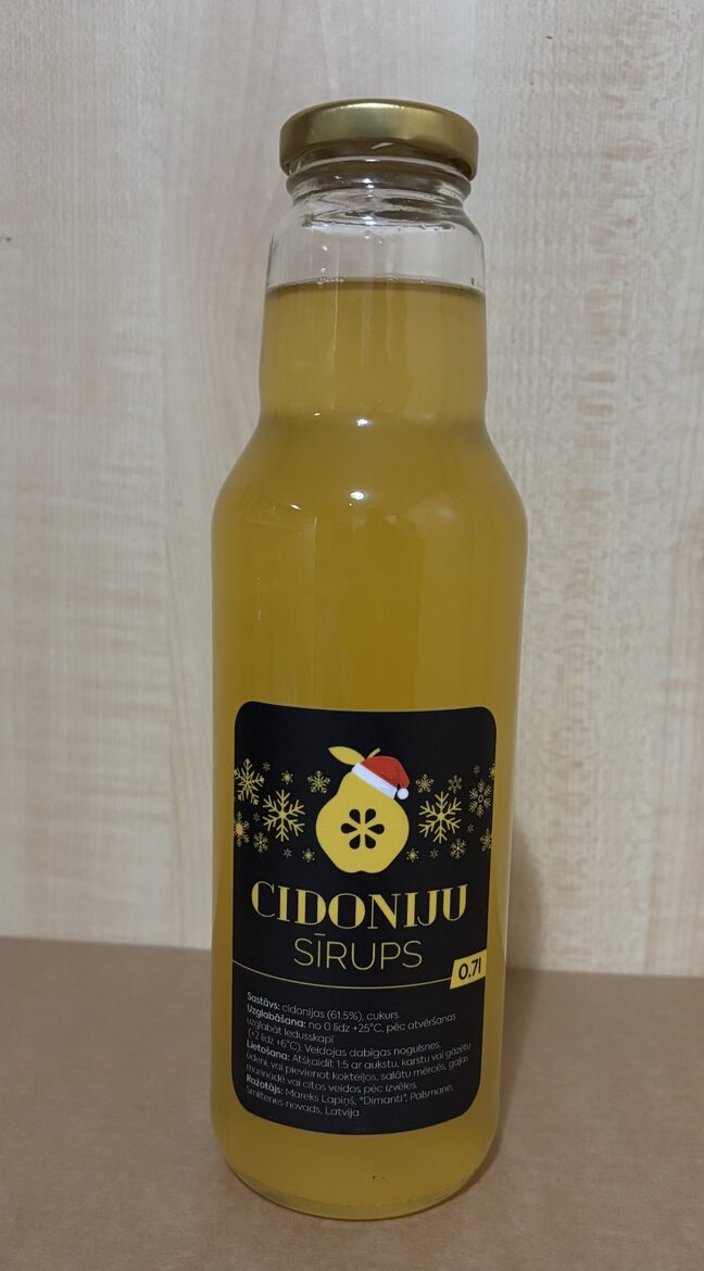 Cidoniju sīrups 0,7