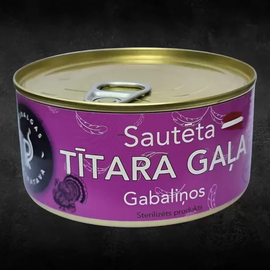 Tītara gaļas konservi 330g 