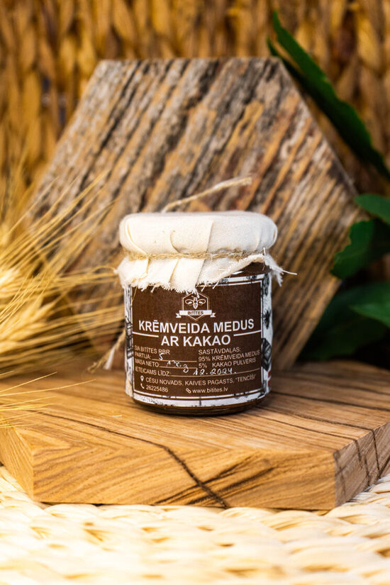 Krēmveida medus ar kakao