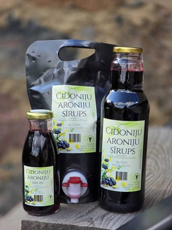 Cidoniju - aroniju sīrups 0,75l