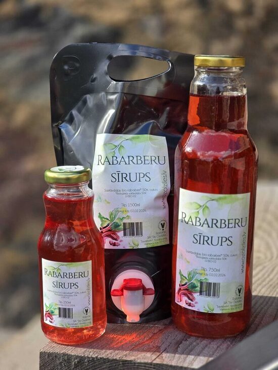 Rabarberu sīrups 0,75